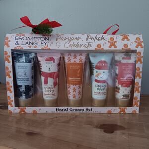 Brompton & Langley Holiday Hand Cream GIFT Set Of 5 - 2.5 Oz Each NEW
